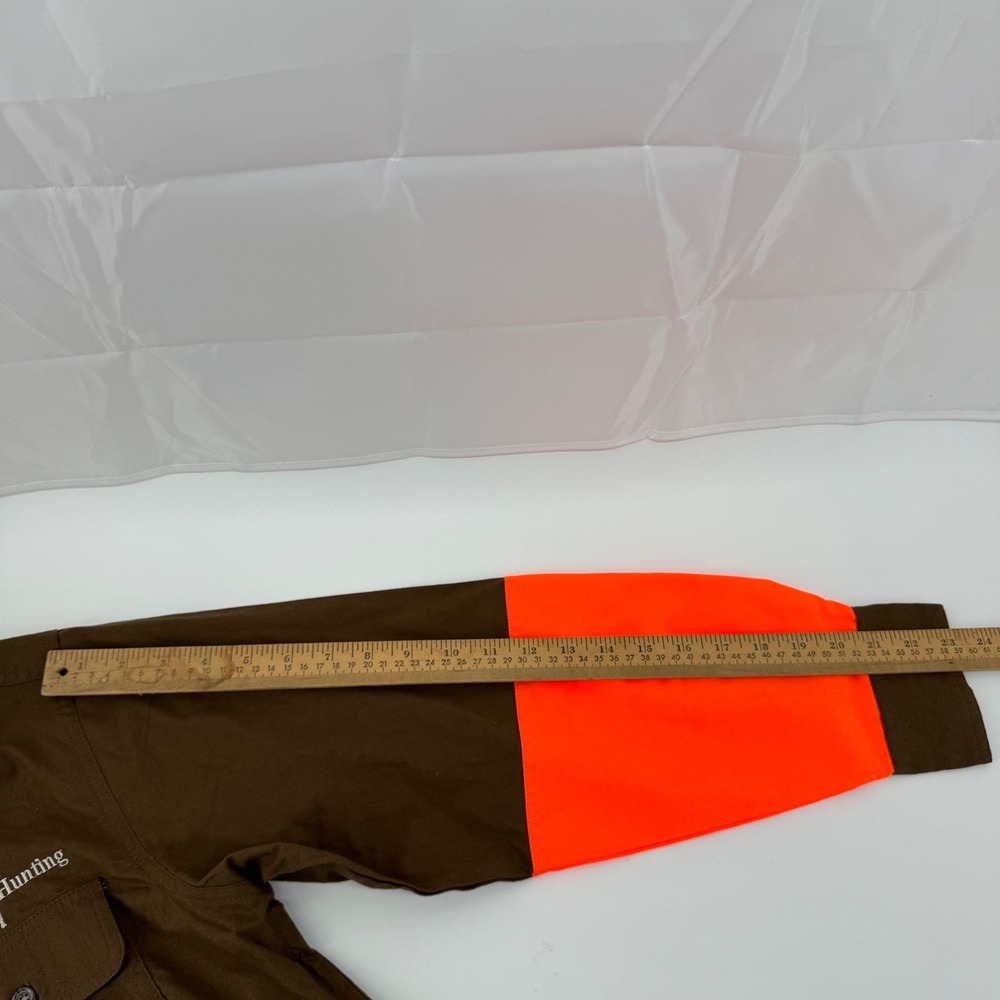 Bob Allen Hunting Shirt Womens L Brown Orange UglyDog Shooting HU127W New - Picture 11 of 12